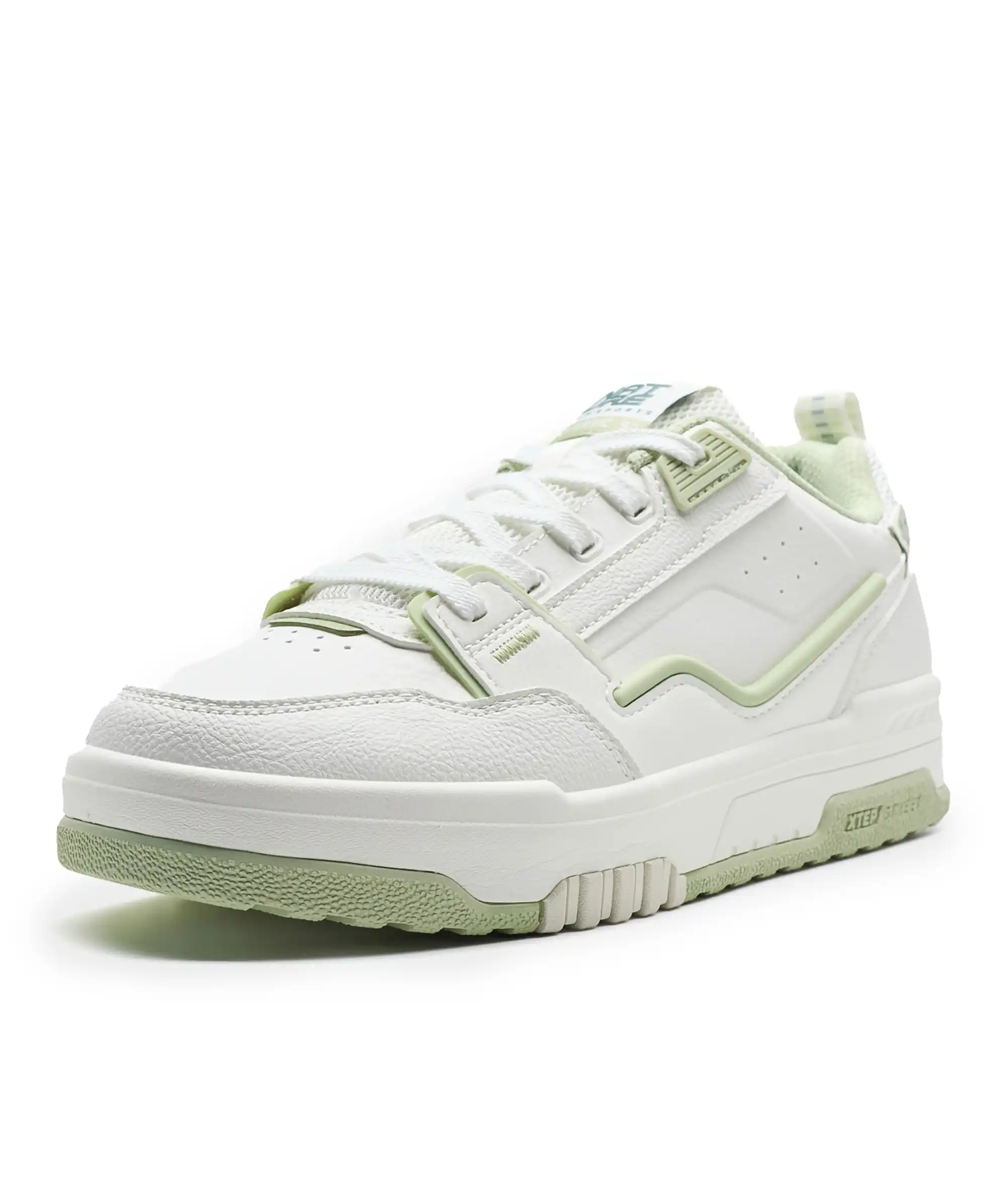 975418310017-3_A Lifestyle Shoes Canvas White/Green54 – Image 1