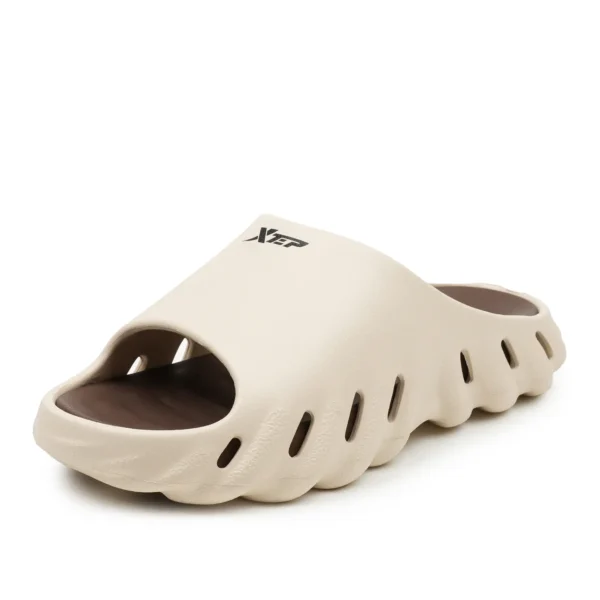 House Slippers Leather Grey